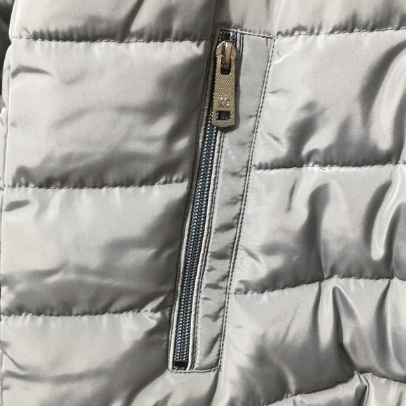 KENNETH COLE Faux Fur Trimmed Hooded Puffer Jacket - Picture 9 of 13